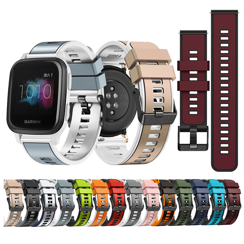 For Huawei Watch Buds GT 3 SE GT 3 Pro 46mm Silicone Watchband 22mm Dual Color Watch Strap For Huawei Watch Buds GT 3 SE GT 3 Pro 46mm Silicone Watchband 22mm Dual Color Watch Strap